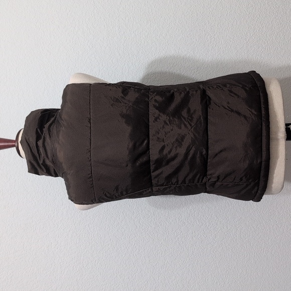 JEEP Puffer Vest Brown Old Navy Upcycle Almost Vintage ;) Size Small - Picture 7 of 14